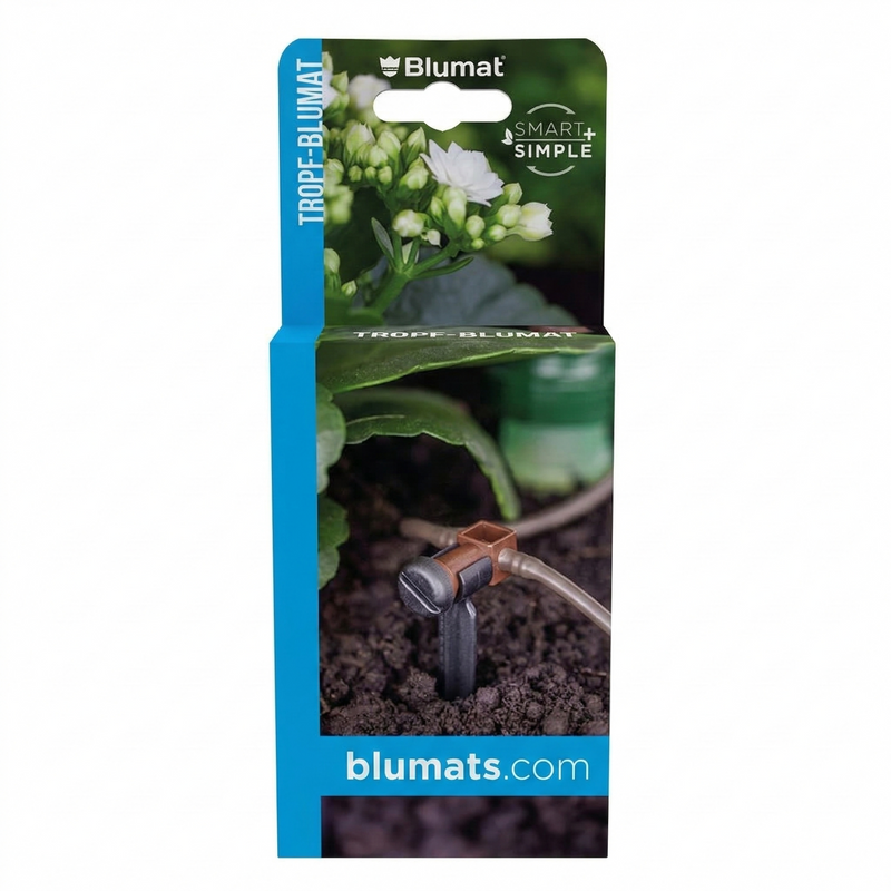 Load image into Gallery viewer, Blumat distribution dripper set in retail packaging, shown from front
