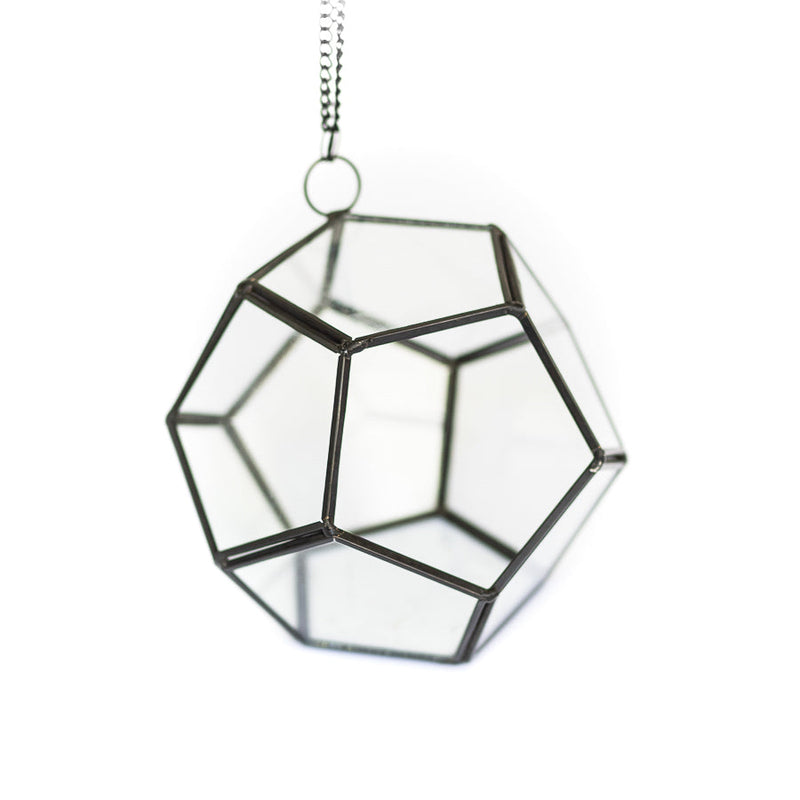 Load image into Gallery viewer, Glass Pentagon Terrarium
