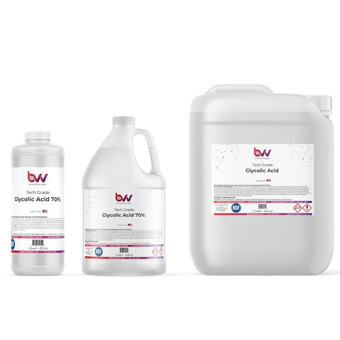 Glycolic acid 70 percent NSF certified container