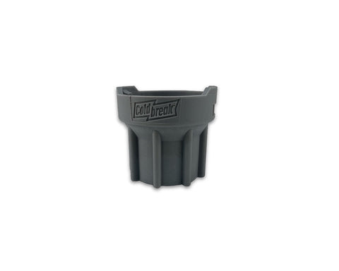 Beer coupler cleaning cap for sanitizing USA and Euro keg couplers.