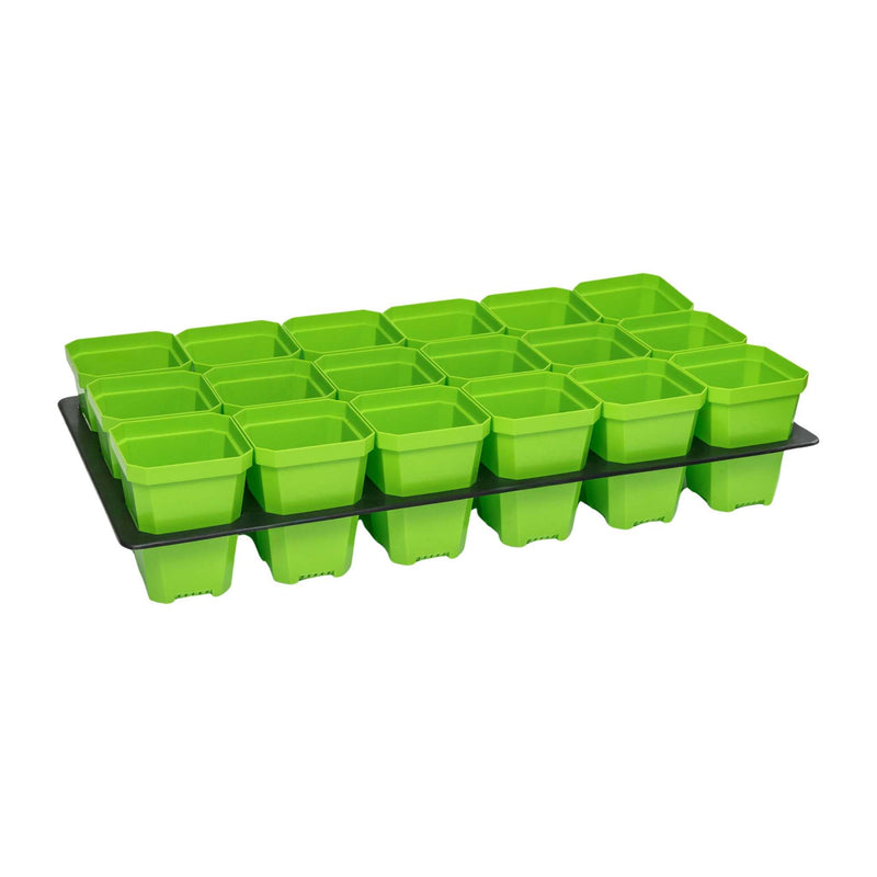 Load image into Gallery viewer, 3.3" Heavy Duty Seed Starting Pots with Inserts
