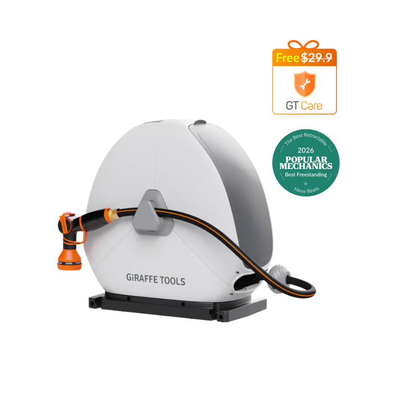 Load image into Gallery viewer, Ground-Mounted Retractable Hose Reel 82ft-130ft
