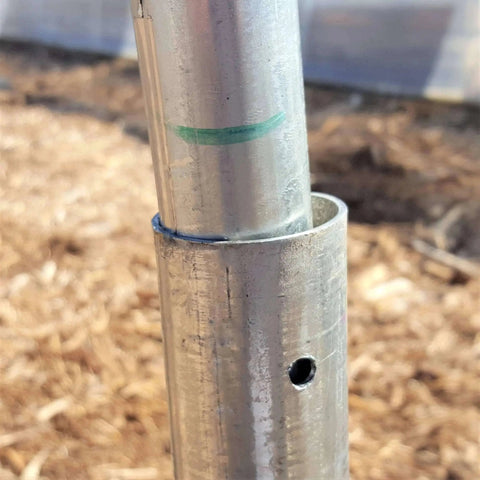 Hoop House Ground Posts for High Tunnel Greenhouses from Bootstrap Farmer at GrowTime Garden Supply