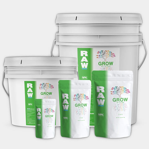 RAW Grow all in one nutrient blend package