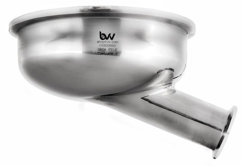 Hemispherical Endcap with 1.5 Inch Side Port