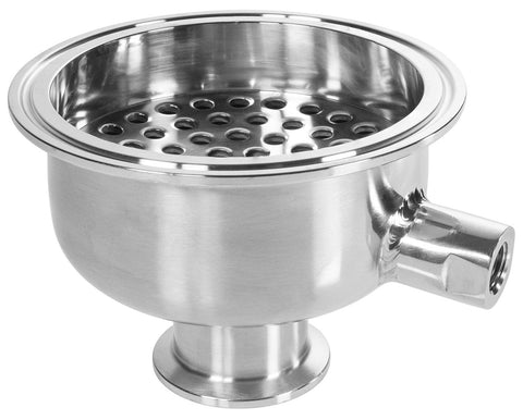 Hemispherical Filter Plate Reducer with FNPT Port