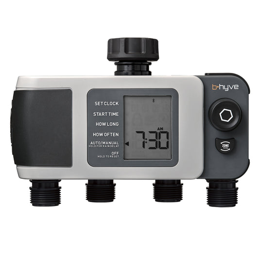 B-hyve XD Bluetooth 4-Outlet Hose Faucet Timer | 24634