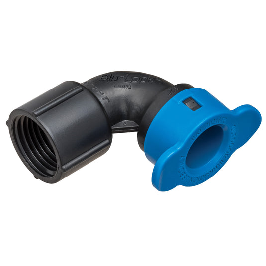 Product image of Orbit Irrigation 1/2" Blu-Lock x 1/2" FPT Elbow 31972, front view