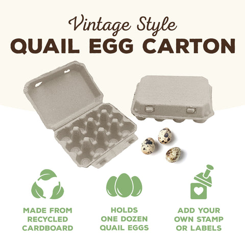 Henlay Quail 12-Egg Carton, 3x4 design, Qty 30, 144, additional product view 2