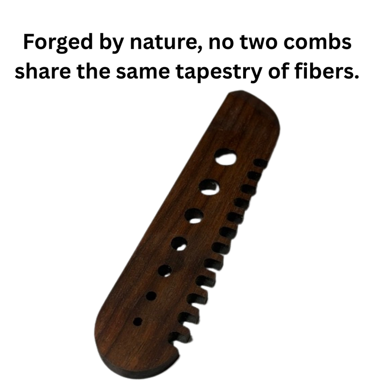 Load image into Gallery viewer, Herb Comb made from Walnut Wood
