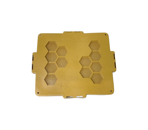 Hive Butler vented lid accessory with ventilation slots for hive box airflow.