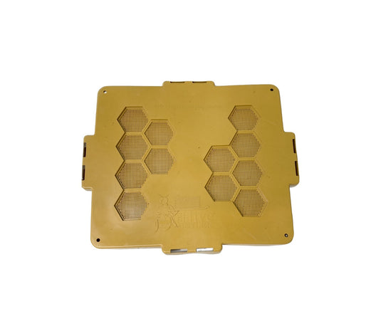 Hive Butler vented lid accessory with ventilation slots for hive box airflow.