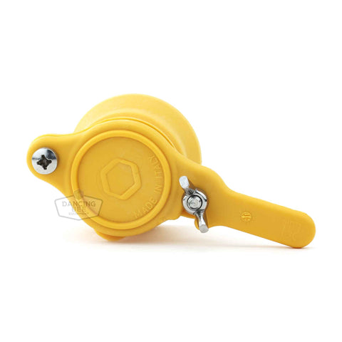 Deluxe durable nylon honey gate valve for 5-gallon pails and tanks.
