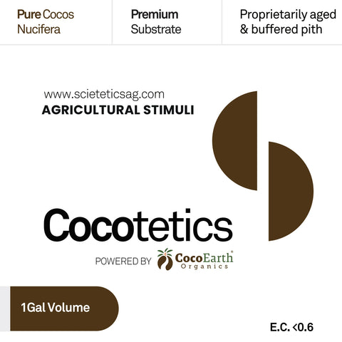 Scietetics coco coir compressed block, 6 inch