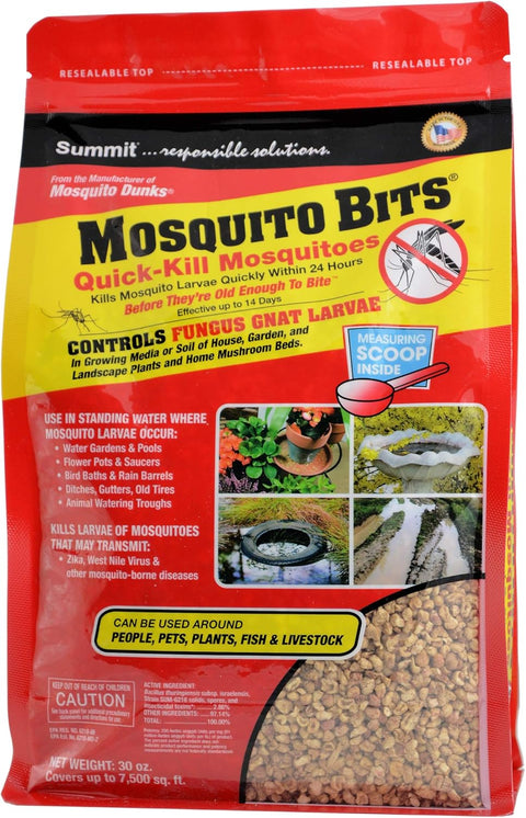 Summit Mosquito Bits fungus gnat and mosquito larvae control, 30-ounce bag