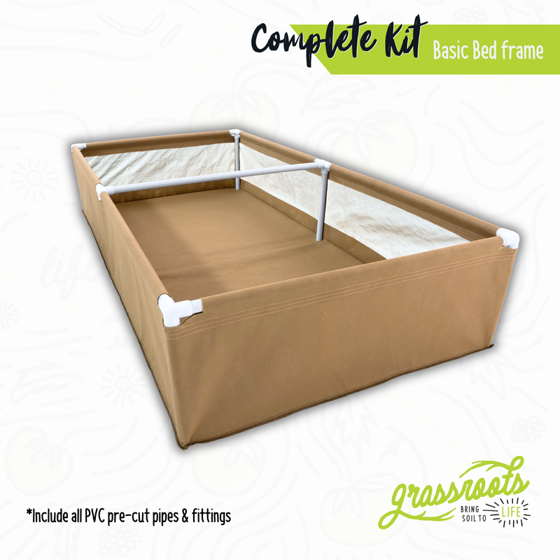 Load image into Gallery viewer, Complete Kit Living Soil Fabric Bed

