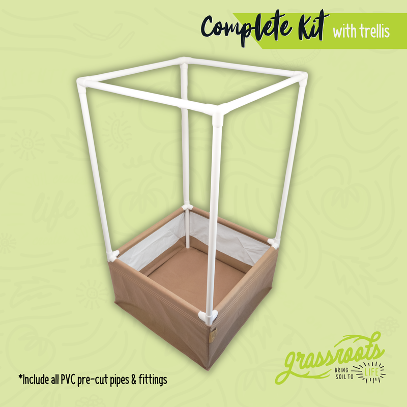 Load image into Gallery viewer, Complete Kit Living Soil Fabric Bed
