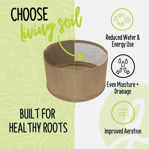 Living Soil Fabric Pot, additional product view 2