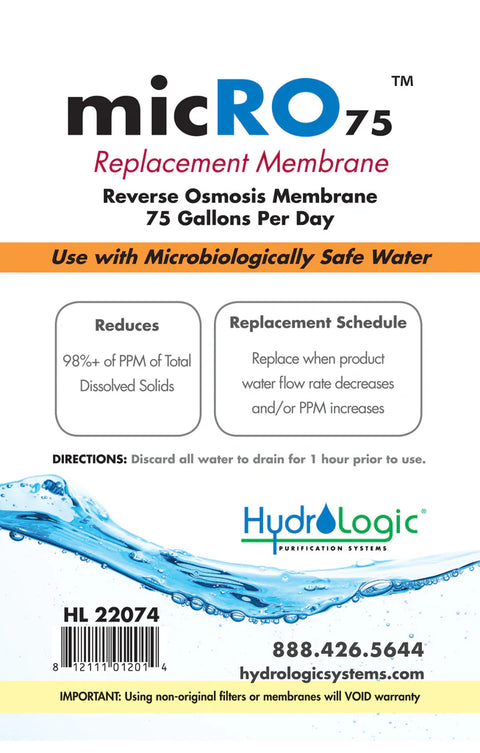 Hydro-Logic micRO-75 Membrane, additional product view 2