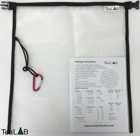 The TeaLAB large brew bag, 15 to 55 gallon