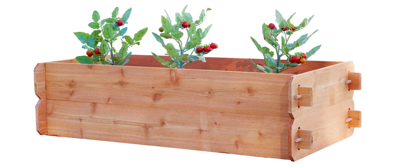 Load image into Gallery viewer, Timberlane Gardens Raised Garden Bed Kit Double Deep (Two 2x4) Select Cedar
