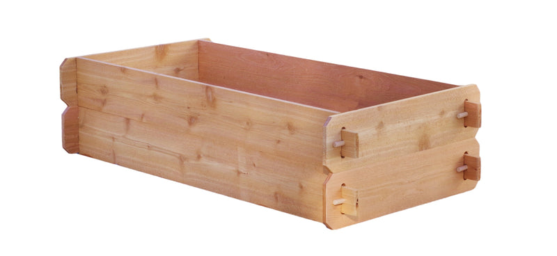 Load image into Gallery viewer, Timberlane Gardens Raised Garden Bed Kit Double Deep (Two 2x4) Select Cedar
