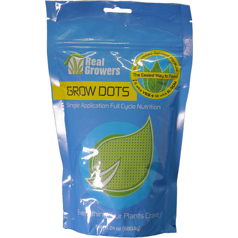 Real Growers Grow Dots slow-release fertilizer, 24 ounce package