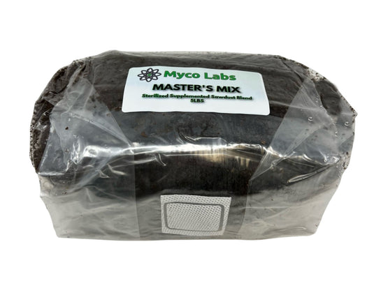 Myco Labs Sterilized Master’s Mix Supplemented Sawdust (5lbs)