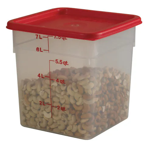 Cambro square food storage container, 8 quart
