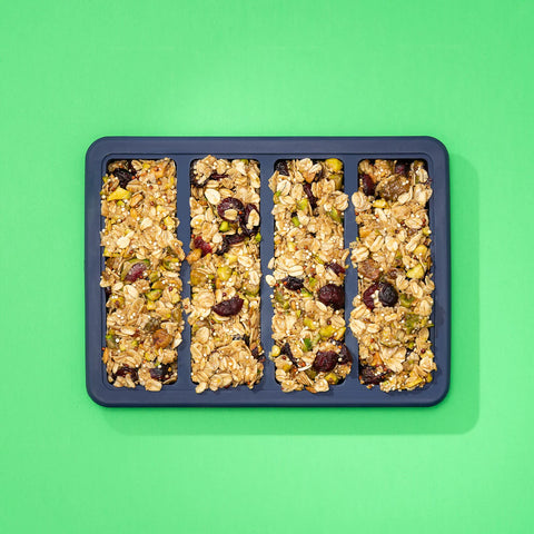 Magical granola molds, bar shape detail