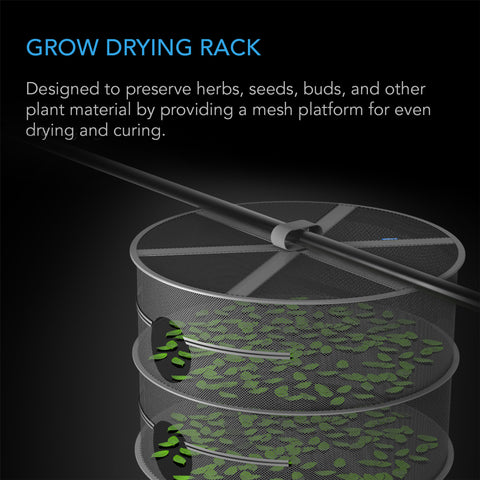 AC Infinity drying rack, tier detail