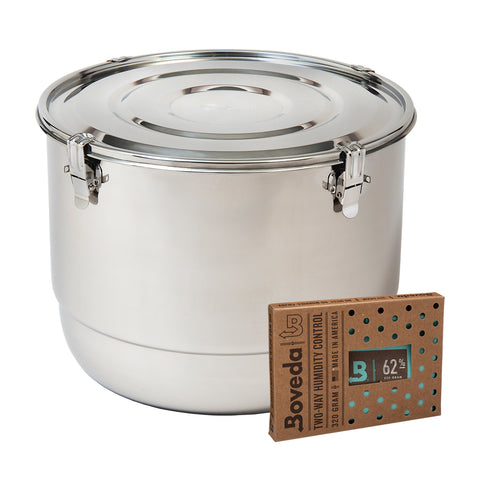 Boveda CVault 21L stainless steel storage container