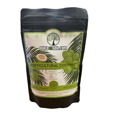 BuildASoil coconut water powder bag, 0.5 pounds