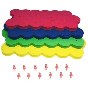Neoprene Replacement Clone Collars, 1.625in, 72-Pack