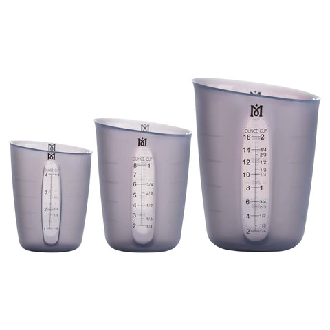 Magical silicone measuring cups, 3-piece set