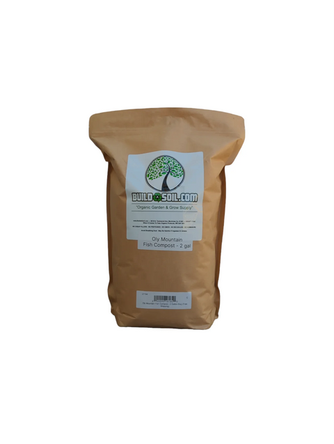 BuildASoil Oly Mountain fish compost bag, 2 gallon