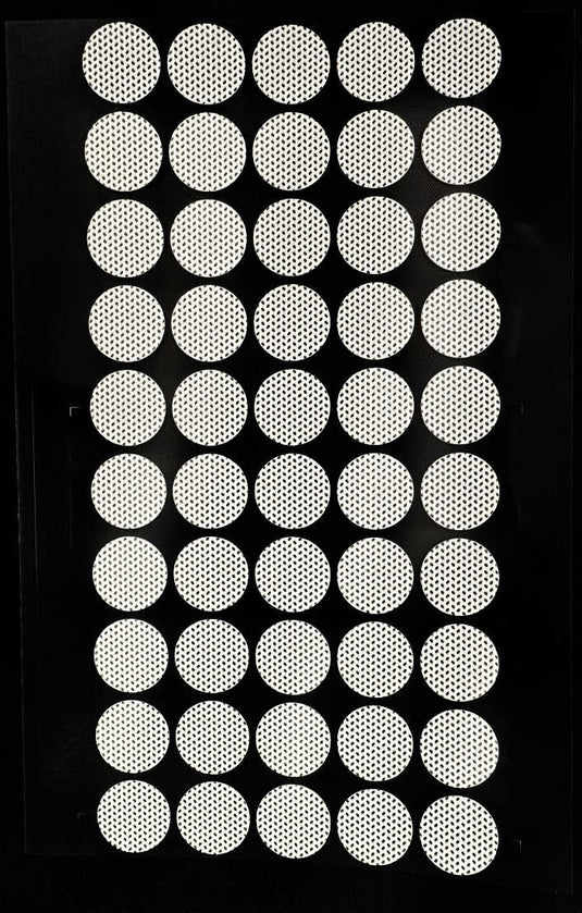 Myco Labs Round Air Filter Vents 0.22 Micron With 3M (50-pack)