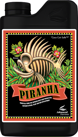 Advanced Nutrients Piranha beneficial fungi supplement bottle, 250 milliliters