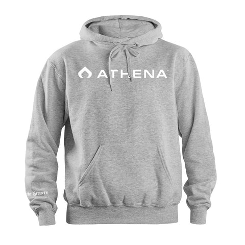 Athena Hoodie Heather/White LG