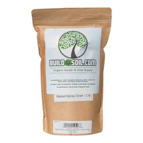 BuildASoil organic malted grain for sprouted seed tea, 1.5 pounds