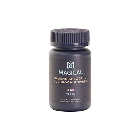 Magical Immunity Blend Mushroom Powder container, front