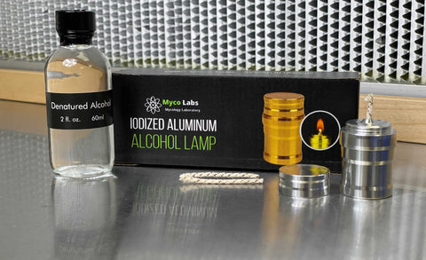 Myco Labs mini alcohol lamp inoculation bundle