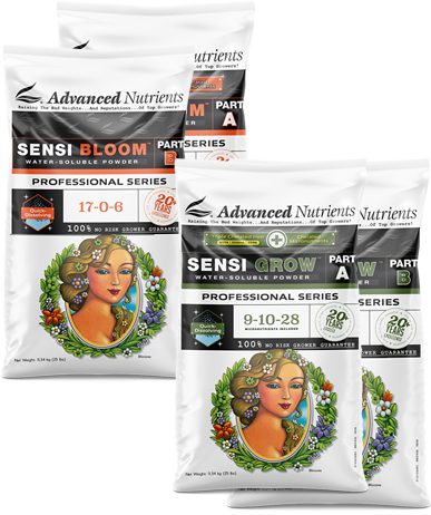 Advanced Nutrients Sensi Bloom A Pro water soluble powder package