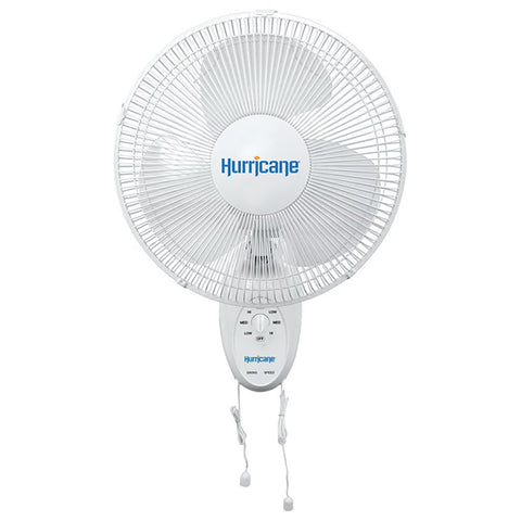 Hurricane 16in Classic Oscillating Wall Mount Fan