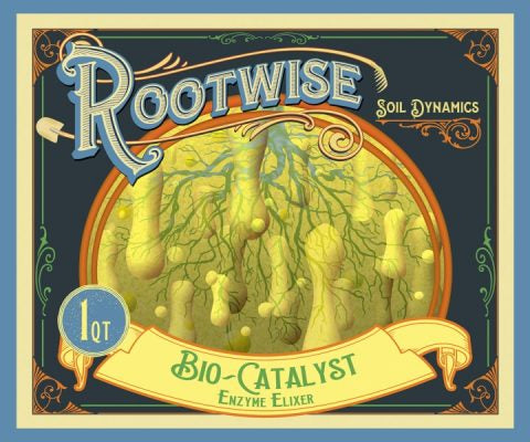 BuildASoil Rootwise Bio Catalyst enzyme elixir bottle, 1 quart