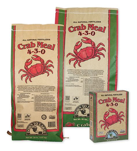 Down To Earth crab meal soil amendment bag, 5 pounds