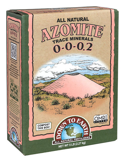 Down To Earth Azomite trace mineral bag, 5 pounds