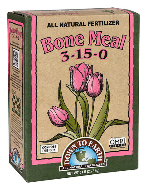Down To Earth bone meal fertilizer bag, 5 pounds