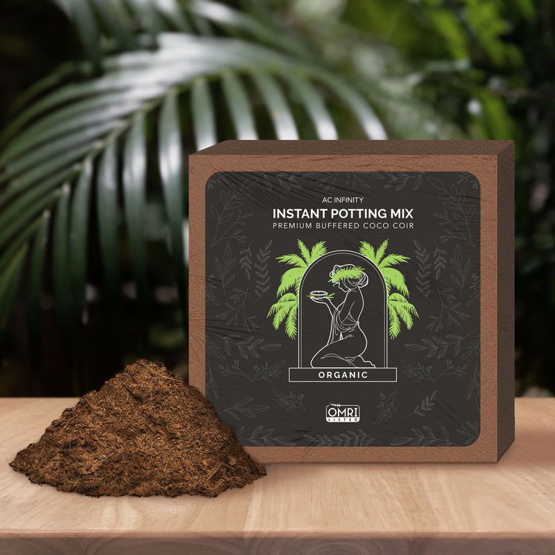 gardeners supply potting mix AC Infinity Coco Coir, Instant Potting Mix, 2lb – Grow Time Garden Supply