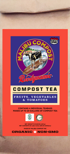 BAS Malibu Compost biodynamic tomato tea bags, 4 pack